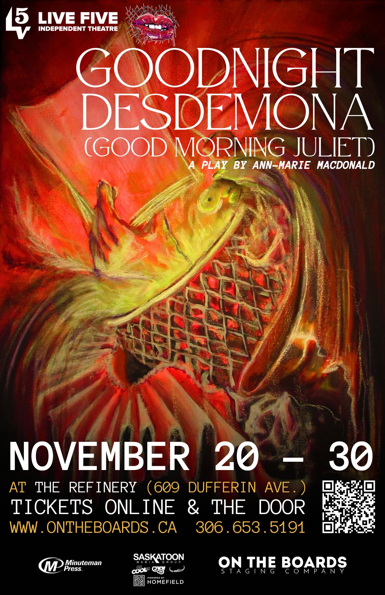 Live Five #2 – Goodnight Desdemona (Good Morning Juliet)